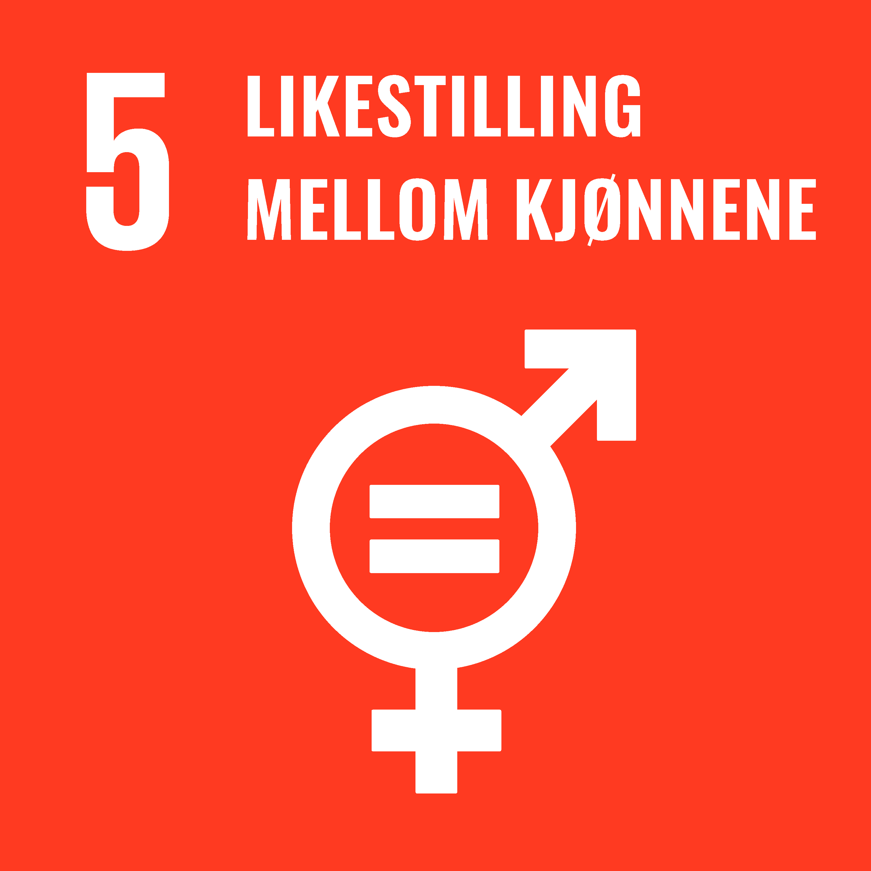 FNs bærekraftsmål 5 Likestilling mellom kjønnene